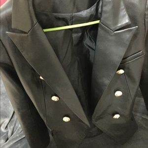 Women’s Leather Blazer